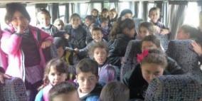 ضبط حافلة تقل 37 طفلا زيادة عن حمولتها