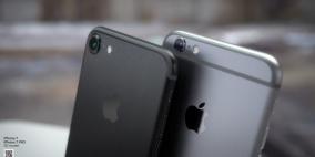 هاتف آيفون 7 باللون الأسود الفضي