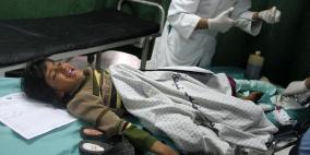 اصابة 12 مواطنا جراء قصف اسرائيلي شمال غزة بالتزامن مع توقيع اتفاق المصالحة