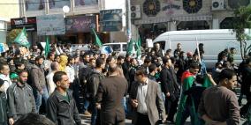 مسيرة في الخليل تشييعا لاحمد الجعبري ودعما لقطاع غزة