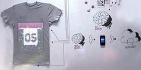 تطوير قميص قطني مبرمج يتصل بالشبكة العنكبوتية