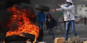 17 اصابة في مواجهات الضفة اليوم الثلاثاء