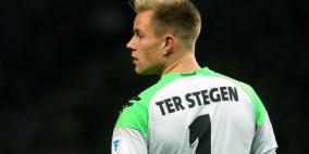 تير شتيجن يخضع للفحص الطبي مع برشلونة