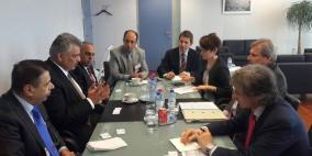 غنيم يلتقي مفوض علاقات حسن الجوار ويبحث معه دعم الاتحاد الاوروبي للمياه