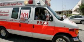 إصابة طفل بجروح خطرة في حادث سير بخان يونس