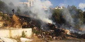 210 حريقا في الخليل خلال الأسبوعين الماضيين