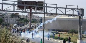 إصابات في مواجهات مع الاحتلال قرب سجن 'عوفر'