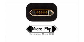 Micro-Flip .. كابل قابل للإدخال من الجهتين لأجهزة أندرويد