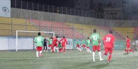 جانب من لقاء ديربي رام الله بين فرسان الوسط و الامعري