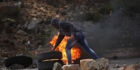 اندلاع مواجهات بين الاحتلال ومواطنين شمال البيرة