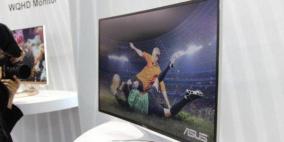 "أسوس" تكشف عن شاشة منحنية للحاسبات الشخصية