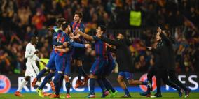 برشلونة أبرز المرشحين للفوز بالأبطال