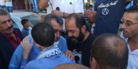 الأسير المحرر مالك القاضي يصل مسقط رأسه