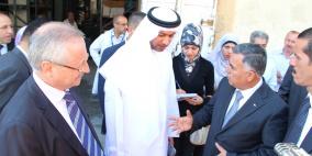 مؤتمر صحفي للاعلان عن مساعدات طبية من الامارات للشعب الفلسطيني