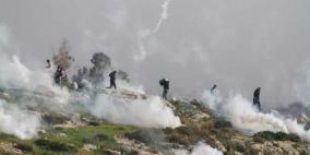 عشرات الإصابات بالاختناق في مواجهات شمال بيت لحم