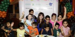 ديانا حداد تخترق عالم الطفولة بمبادرة "معاً نتعدى التوحد"