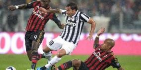 يوفنتوس يهزم ميلان في قمة مثيرة