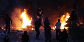 إصابات بالاختناق خلال مواجهات في بلدة تقوع