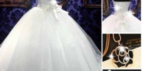 تنسيقات مذهلة لفساتين الزفاف