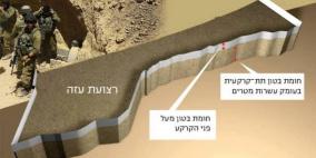 إسرائيل توقف بناء الجدار المضاد للأنفاق حول غزة