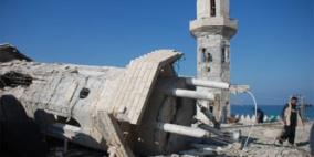 الاحتلال يدمر ثلاثة مساجد جديدة في غزة