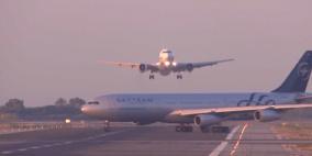 بالفيديو.. طائرة روسية تتفادى الاصطدام بأرجنتينية في برشلونة