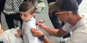 صور: احمد دوابشة مع نجوم ريال مدريد