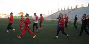 اجواء الثقة بالفوز  سائدة في تدريب البيرة يوم امس