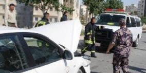 إصابة مواطن بحادث سير في رام الله