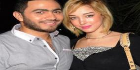 حقيقة طلاق تامر حسني وبسمة بوسيل