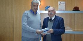 مجلس تنظيم قطاع المياه يستضيف المنسق العام لائتلاف جمعيات حماية المستهلك الفلسطيني صلاح هنية