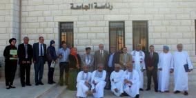 وفد من جمعية الصحافيين العمانيين يزور جامعة بيرزيت