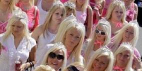 حسناوات السويد يشاركن في مسيرة للمطالبة بالأزواج