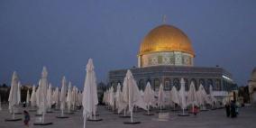 بالصور: التحضيرات لأستقبال المصلين بالقدس في شهر رمضان المبارك