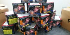 ضبط 2350 قطعة من الألعاب الخطرة والمفرقعات بالخليل ونابلس وطولكرم