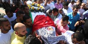 تشييع الشهيد الطفل بدران في بلدة  بيت عور التحتا