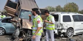 515 حادثاً مرورياً في دبي بسبب الأمطار