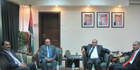 فلسطين والأردن تبحثان التعاون في مجال القضاء