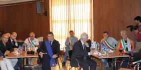 بلدية رام الله  تستضيف وفدا ايطاليا للهيئات المحلية