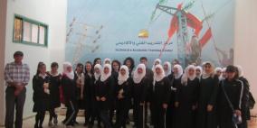 كهرباء القدس تستقبل وفداً طلابيا من دار الطفل العربي في مركز التدريب بأريحا