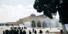 قوات الاحتلال تقتحم المسجد الاقصى