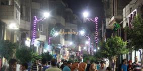 اجواء رمضان في مدينة رام الله