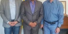 السفير الأسعد يجتمع بنائب وزير الشباب والرياضة الأوكراني