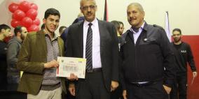 اطفائية بلدية نابلس تقيم حفل تخريج إطفائيين