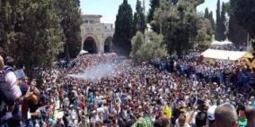 أكثر من ربع مليون فلسطيني يؤدون الجمعة الثالثة برحاب المسجد الأقصى