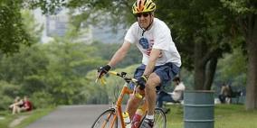 اصابة كيري بحادث دراجة هوائية