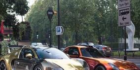 مليونير سعودي يمتلك إحدى أندر السيارات في العالم يثير ضجة بلندن