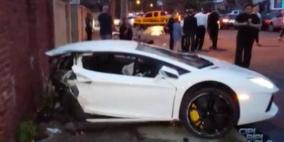 "مازدا" تتسبب في انشطار "لامبورغيني" في تصادم بنيويورك