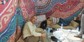 الخليل: خيمة اعتصام المكتب الحركي للمحامين تضامنا مع الأسير علان