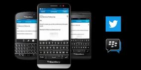 تويتر توفر ميزة الربط مع “BBM” بتطبيقها لنظام “بلاك بيري 10″